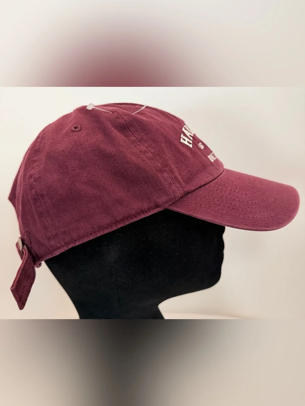 Harvard University ’47 Brand Crimson Embroidered Crest Adjustable Hat